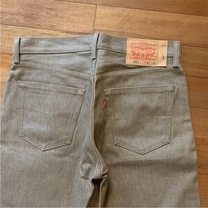 Levi's 501 Men's Straight Leg Brown Denim Jeans W32 L30 100% Cotton New w/o Tags